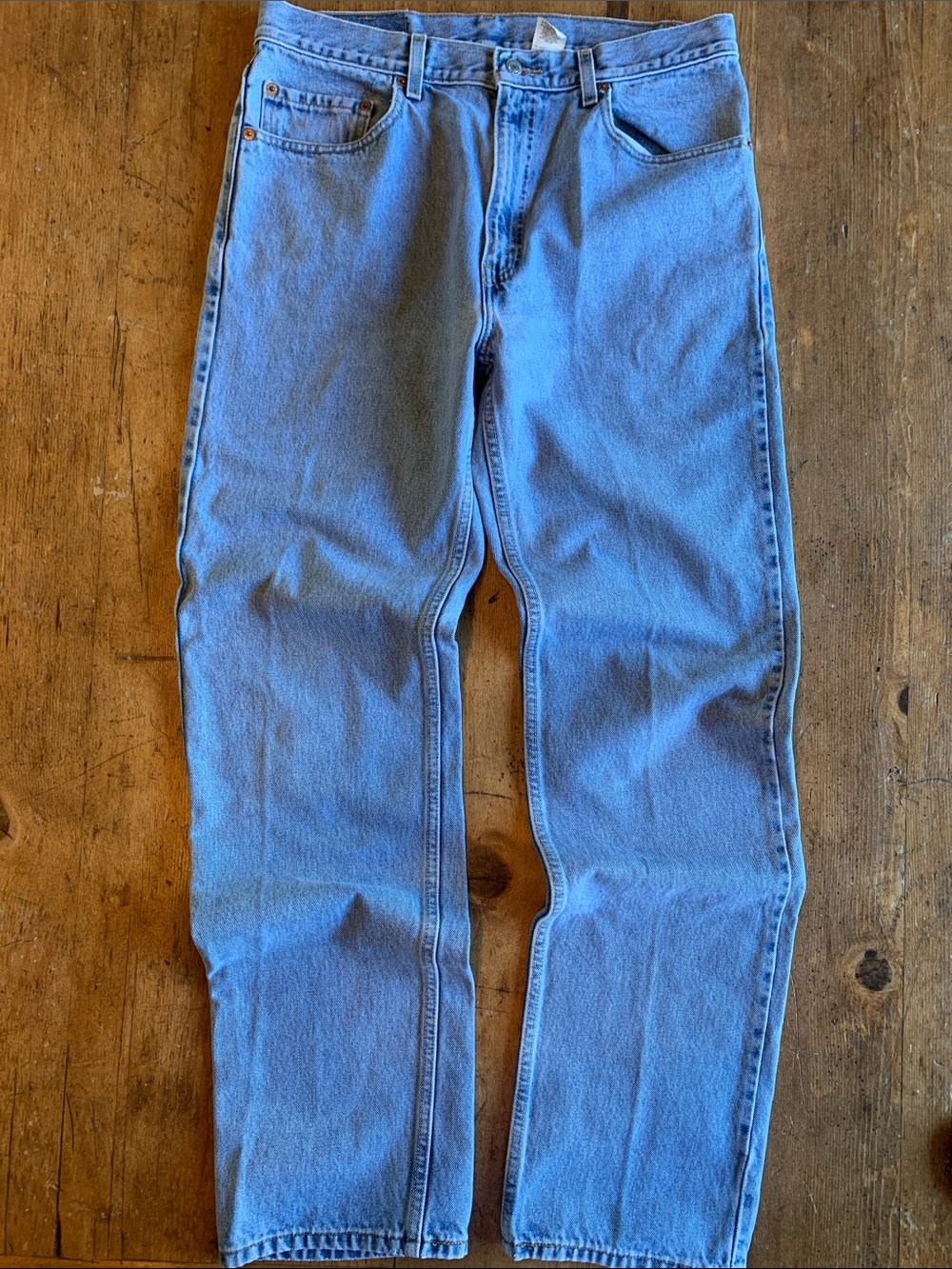 Levi's Men's Straight Regular Fit Light Blue Denim Jeans